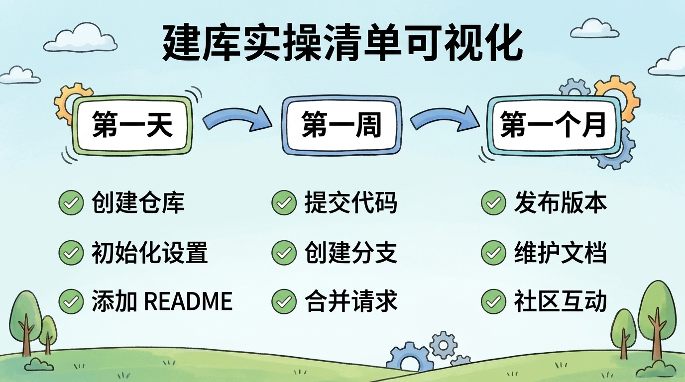 从零建库实操时间轴:第一天到持续运维的任务分布