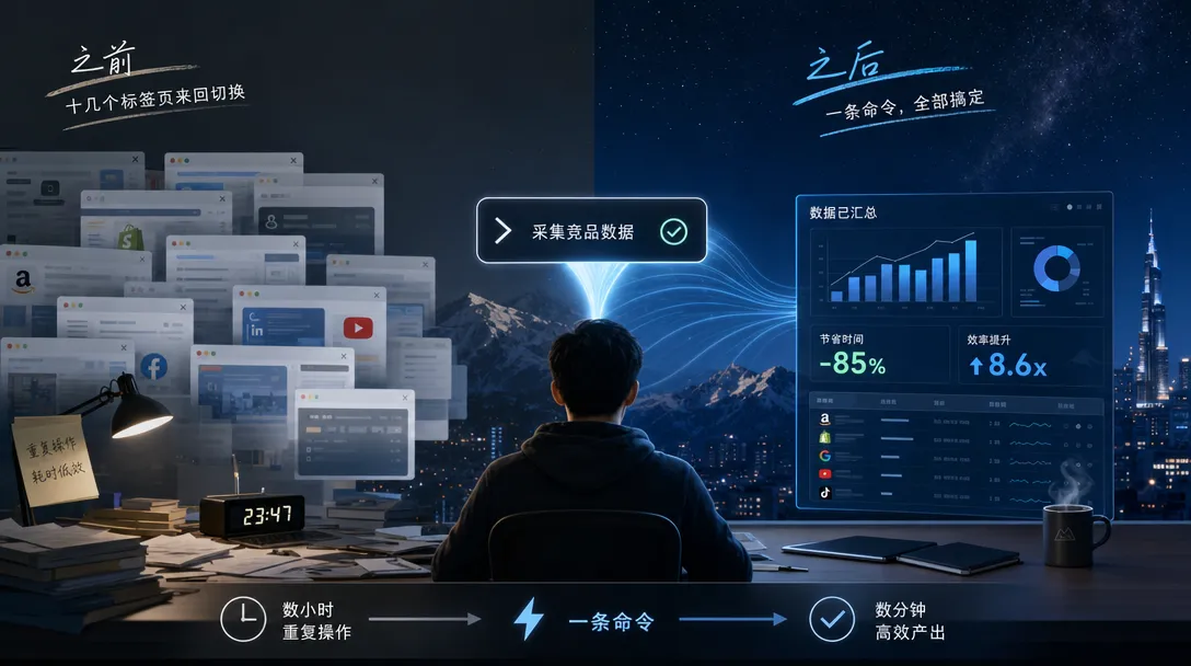 目标用户画像:需要跨平台数据采集但不想逐个平台手动操作的内容创作者和运营从业者