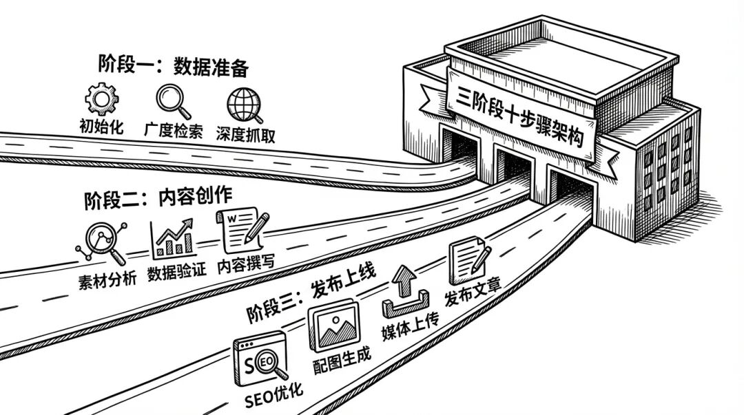 三阶段十步骤架构