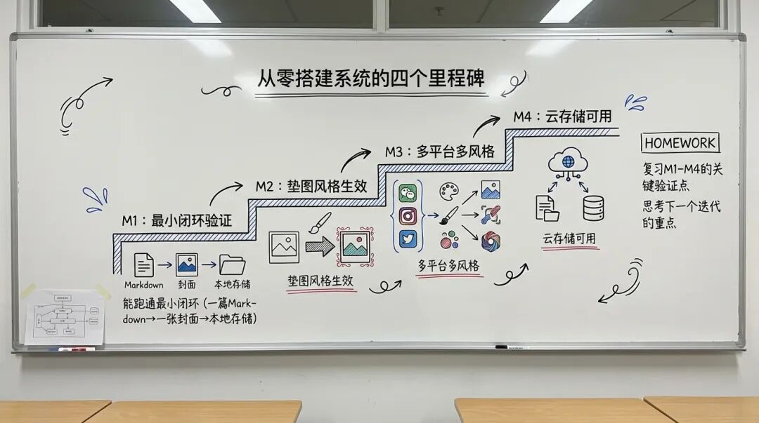 从零搭建的四个里程碑
