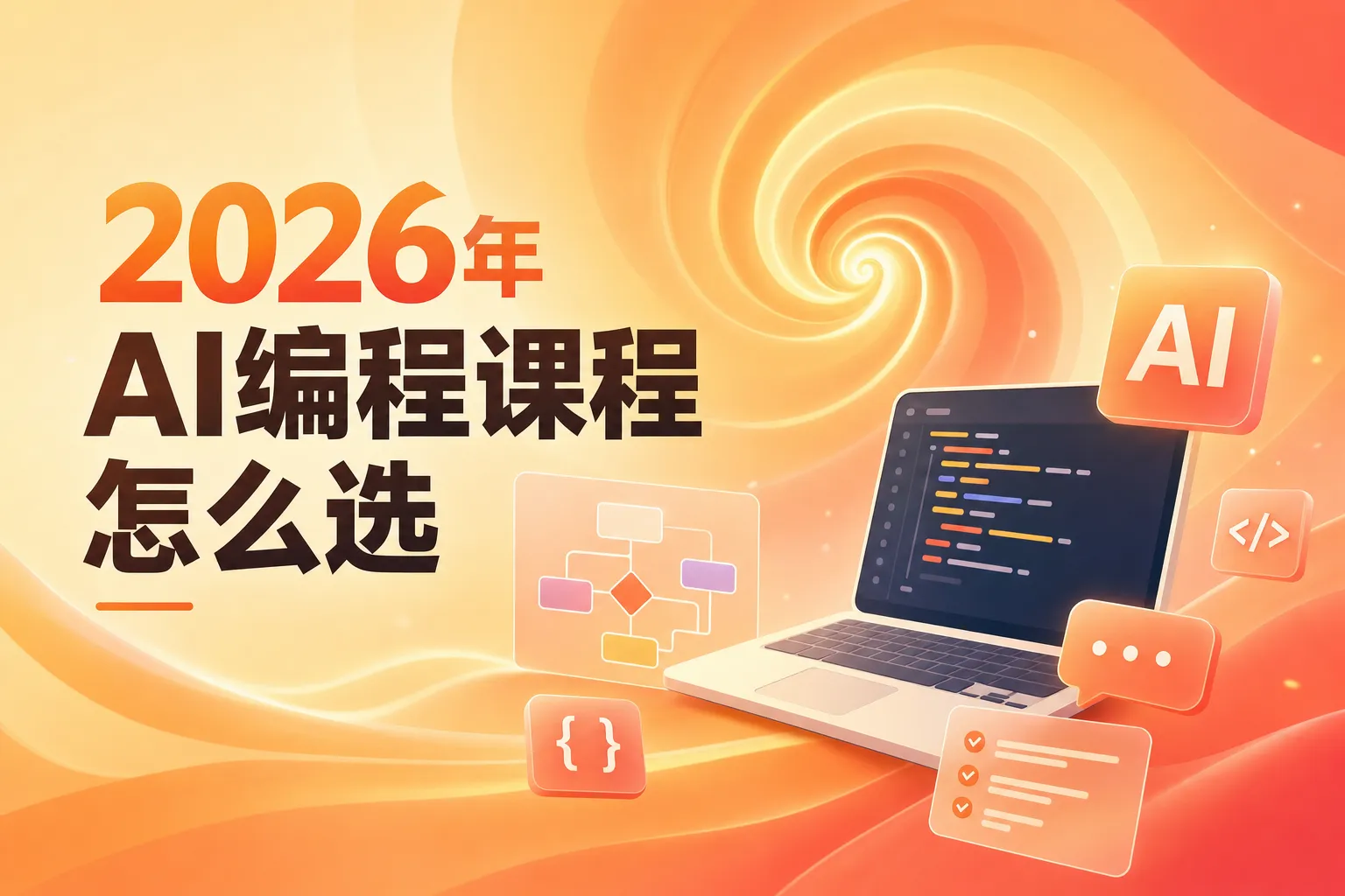 AI编程课程五维决策框架示意图