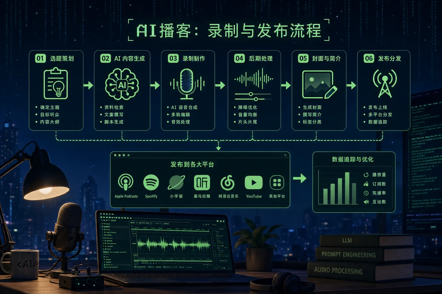 学员云燚用AI技术打造深度播客的实践过程