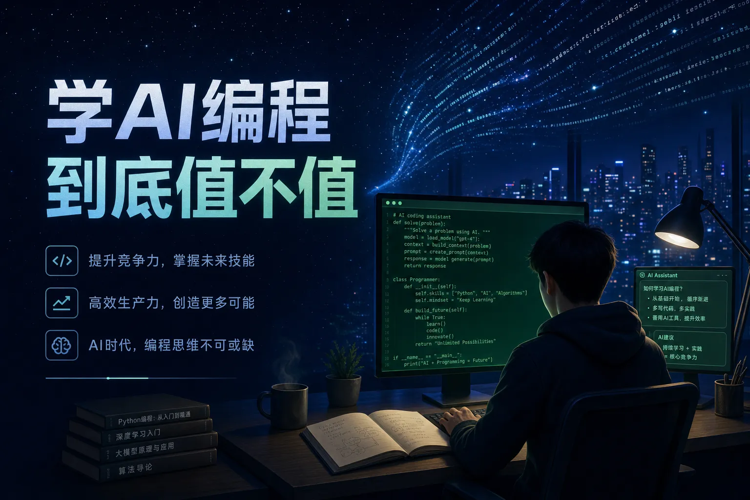 AI 编程投入产出分析三维度示意图
