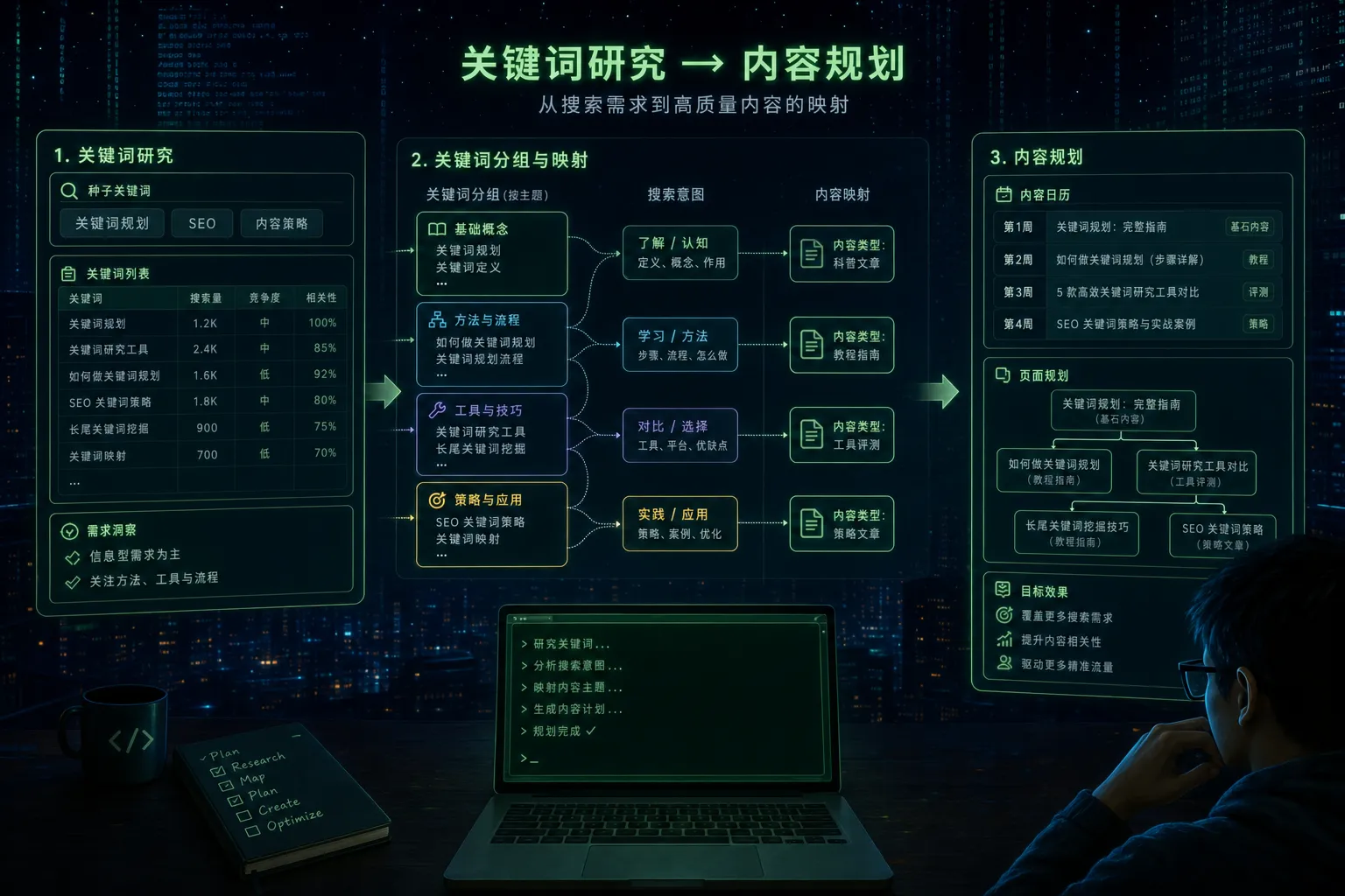 AI SEO 课程的完整知识地图与系列内容结构