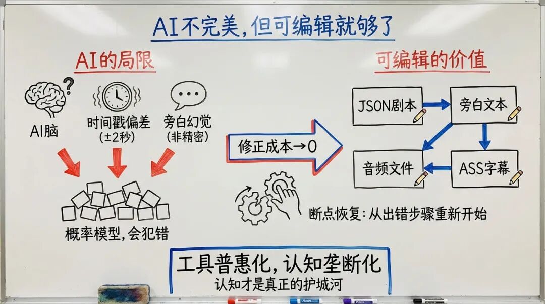 AI 不完美，但可编辑就够了