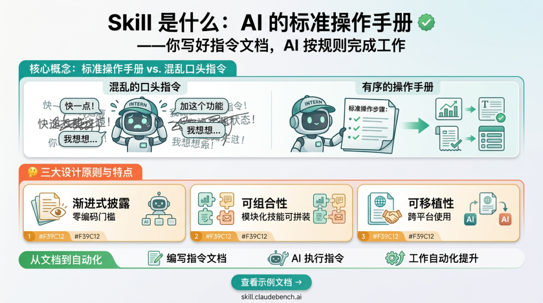 Skill 是什么：AI 的标准操作手册