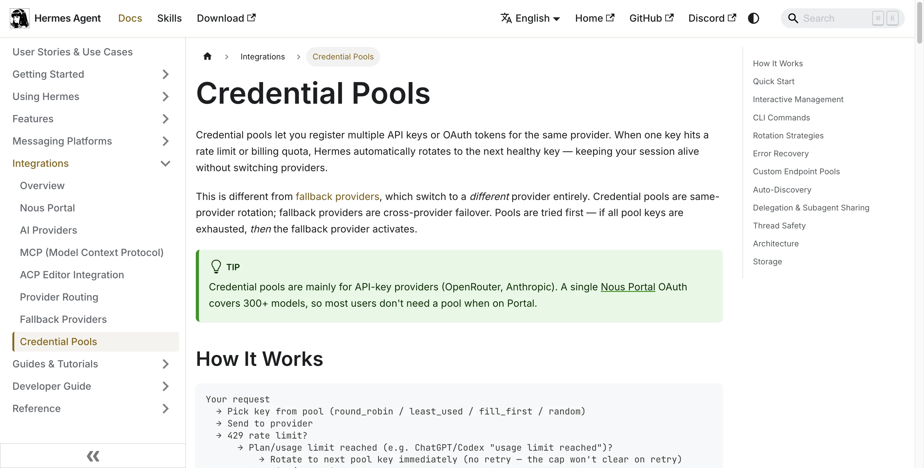 Docker Hub 上的 Hermes Agent 官方镜像页面