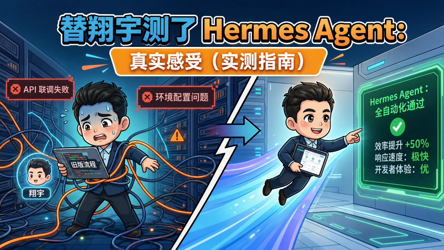 我替翔宇测了 Hermes Agent，说说真实感受