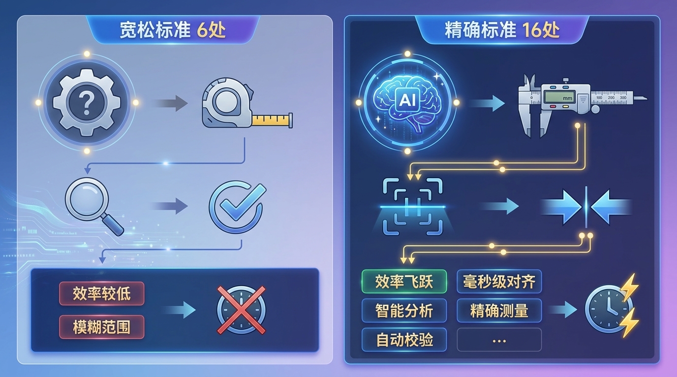 同一篇文章,两种标准:6 处 vs 16 处修改
