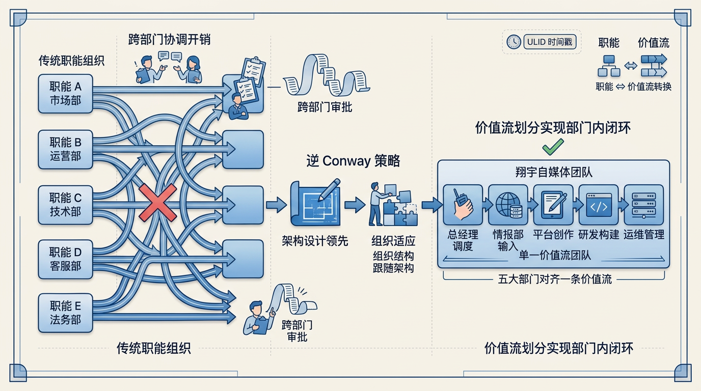 价值流划分 vs 职能划分