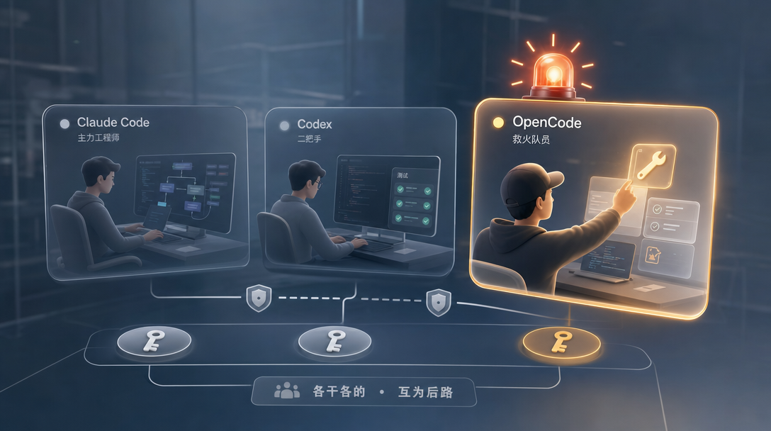 OpenCode 救火队员定位